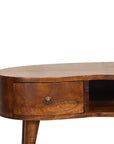 Mini Chesnut Wave Coffee Table