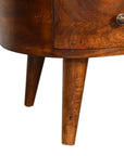 Mini Chesnut Wave Coffee Table