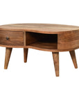 Mini Oak-ish Wave Coffee Table