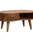 Mini Oak-ish Wave Coffee Table