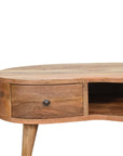 Mini Oak-ish Wave Coffee Table