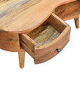 Mini Oak-ish Wave Coffee Table