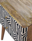 Edessa Bone Inlay Nightstand