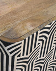 Edessa Bone Inlay Cabinet