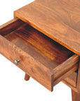 Mini Chestnut Modern Nightstand