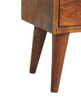 Mini Chestnut Modern Nightstand