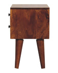 Mini Chestnut Modern Nightstand