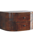 Lunar 2 Drawer Floating Nightstand