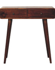 Chestnut Curved Hallway Table
