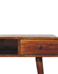 Curved Chestnut Writing Desk