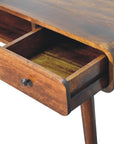 Curved Chestnut Writing Desk