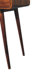 Curved Chestnut Writing Desk