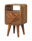 Mini Lille Curved Nightstand