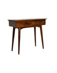 Chestnut Hallway 2 Drawer Console Table