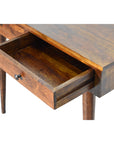 Chestnut Hallway 2 Drawer Console Table