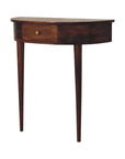 Backless Mounted Chestnut Console