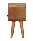 Extra Mini Oakish Curve Open Slot Bedside