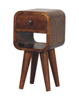 Extra Mini Chestnut Curve Lower Bedside
