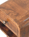 Extra Mini Chestnut Curve Lower Bedside