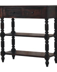Turned legs Cherry Side Table