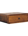Avora Wall-Mounted Chestnut 1 Drawer Nightstand