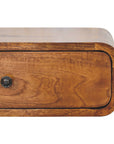 Avora Wall-Mounted Chestnut 1 Drawer Nightstand