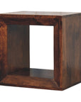 Solis Open California Walnut Side Table