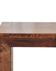 Solis Open California Walnut Side Table