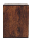 Solis Open California Walnut Side Table