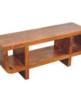 Orion Curved Chestnut Media Unit