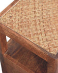 Saffron Rattan Nightstand