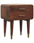 Valenza Two-Drawer Bedside Table