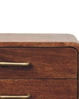 Valenza Two-Drawer Bedside Table