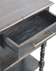 Heritage Turned-Leg Side Table