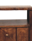 Lume Roasted Shelf Bedside Table
