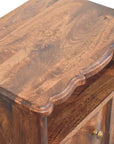 Lume Roasted Shelf Bedside Table