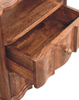 Lume Roasted Shelf Bedside Table