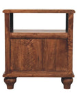 Lume Roasted Shelf Bedside Table
