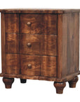 Lume Roasted Panelled Bedside