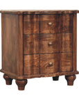 Lume Roasted Panelled Bedside