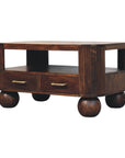 Sphere Leg Coffee Table