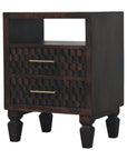Cadiz Carved Bedside Table