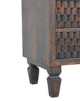 Cadiz Carved Bedside Table