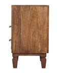 Cadiz Carved Open-Shelf Bedside