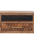 Cadiz Carved Open-Slot Bedside