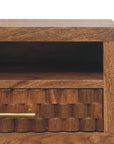 Cadiz Carved Slot-Drawer Bedside