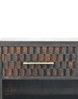 Cadiz Carved Shoe Storage Bench