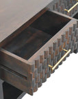 Cadiz Carved Shoe Storage Bench