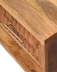 Cadiz Carved Entryway Shoe Cabinet