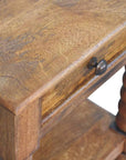 Spindle Bedside Table